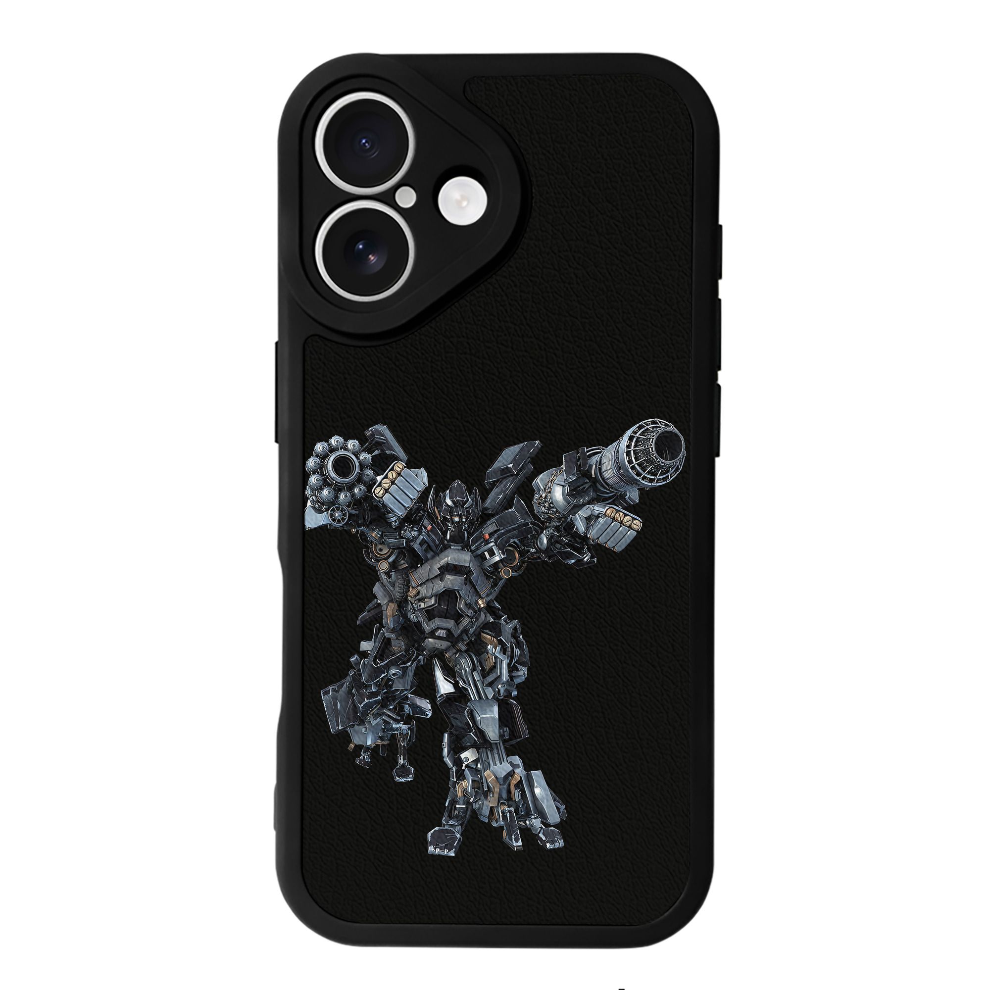（画像用） Transformers トランスフォーマー 【iPhone 16シリーズ対応】シリコンスマホケース（レザー調） 材質：シリコン